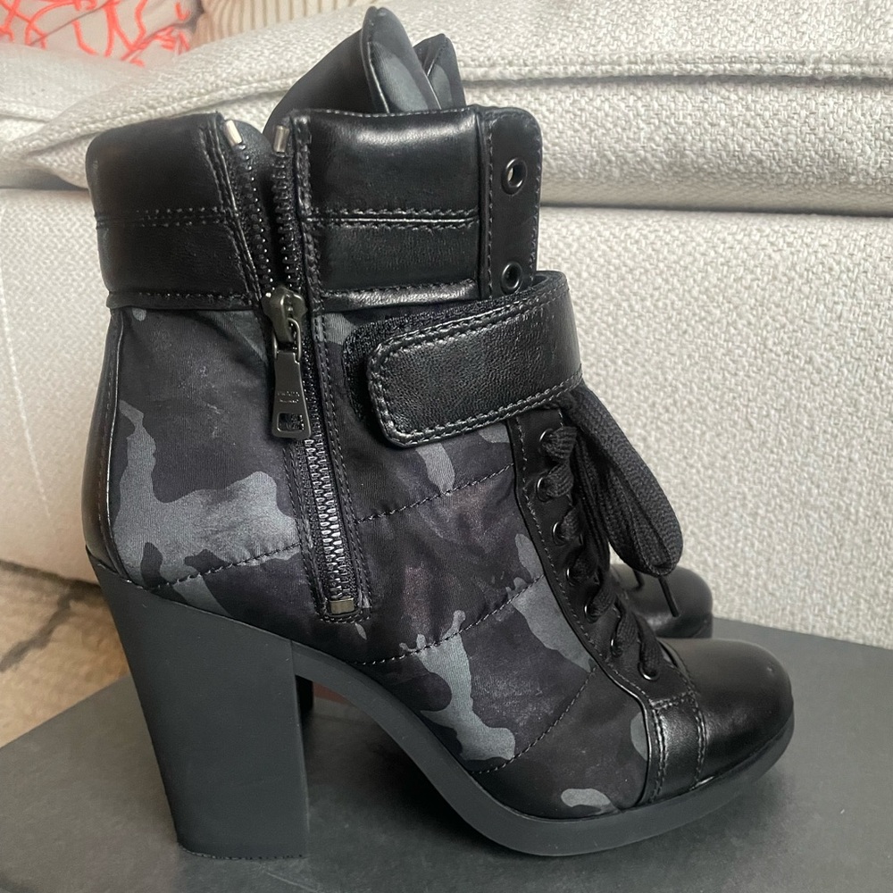 Prada Camouflage Combat Boots!
